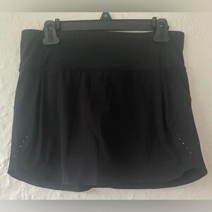 Athleta Run With it Black Jupe Skort Womens Pull On; size S